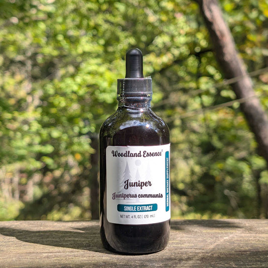 bottle of juniper extract