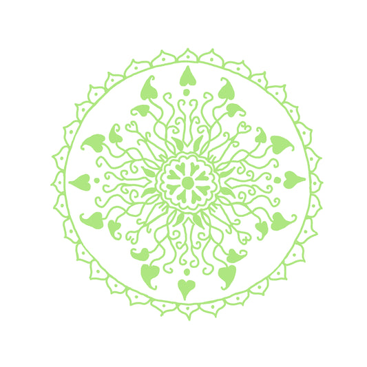Green Heart chakra mandala