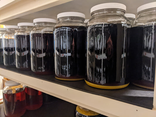 Preparing a Glycerite from an Alcohol based Herbal Extract: