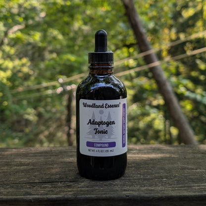 bottle of adaptogen tonic 