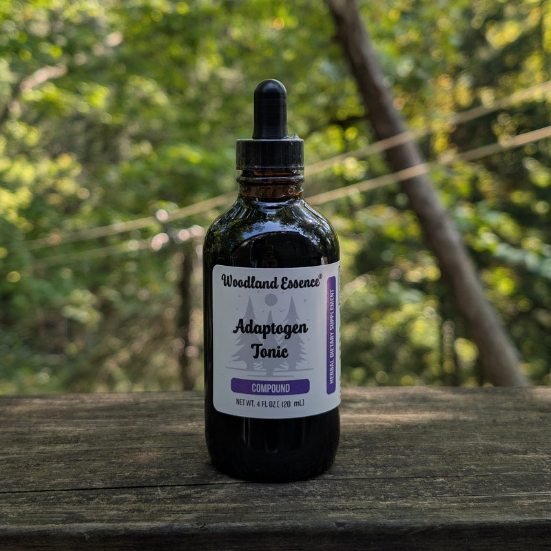 bottle of adaptogen tonic 