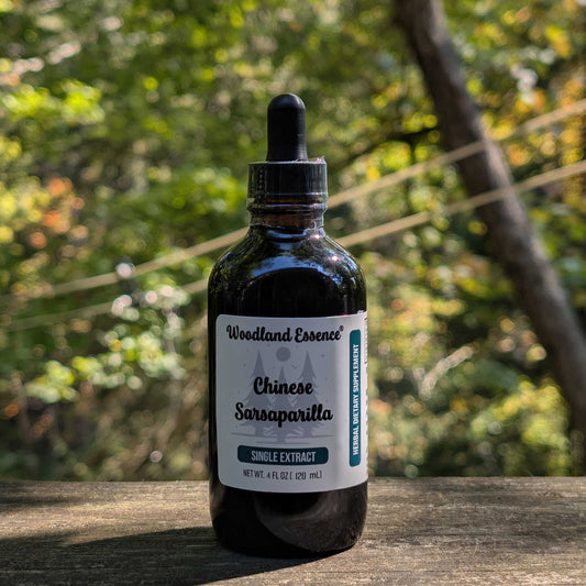 bottle of chinese sarsaparilla extract 