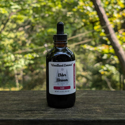 bottle of elder shroom elixir 