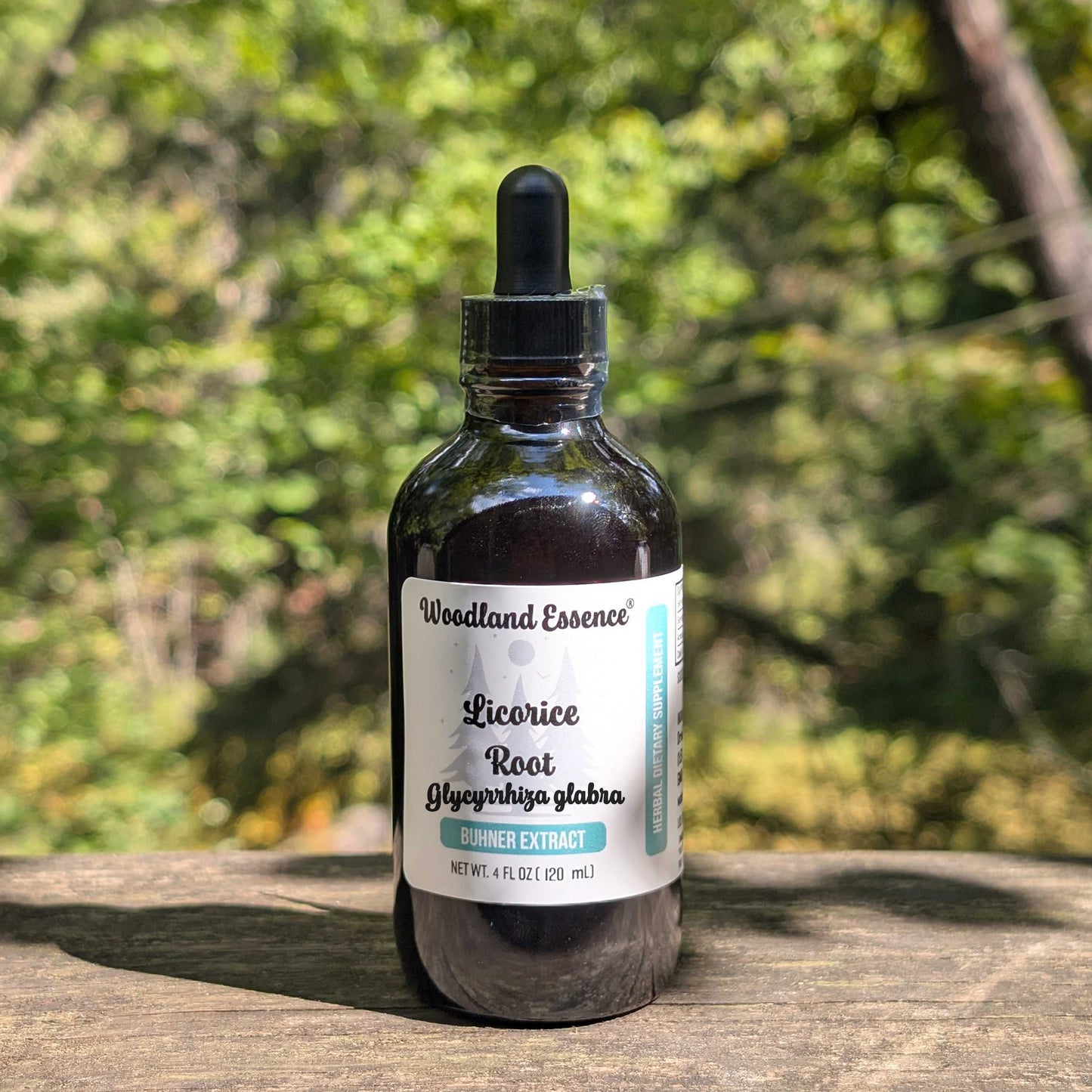 bottle of licorice root extract 