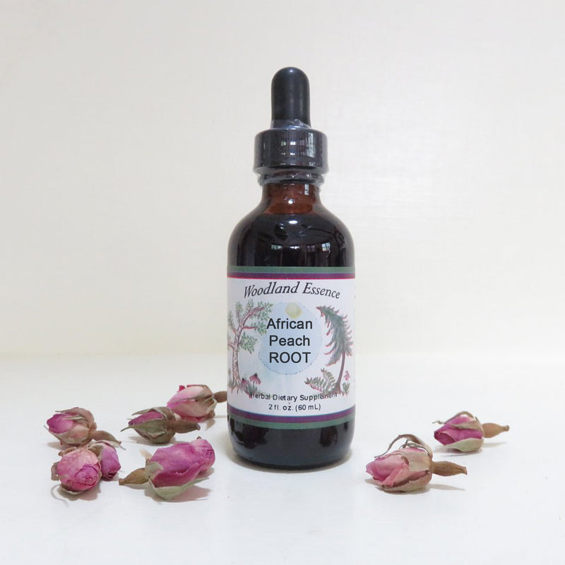 African Peach Root bottle 